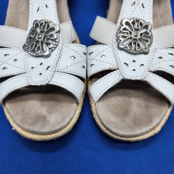 Earth Orgins Womens Size 9.5M Naples Nanci Open Toe Espadrille Wedge Sandal - Picture 4 of 15